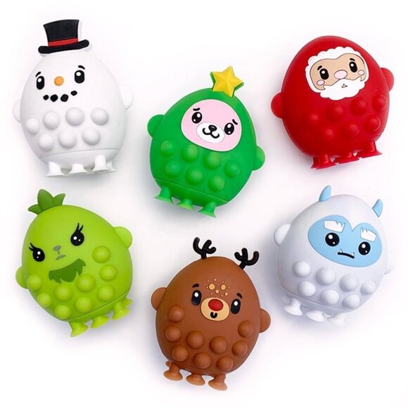 OMG! Pop It Rockers Christmas Edition - Santa Fidget Toy - Picture 2 of 5